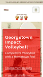 Mobile Screenshot of impactvolleyball.org